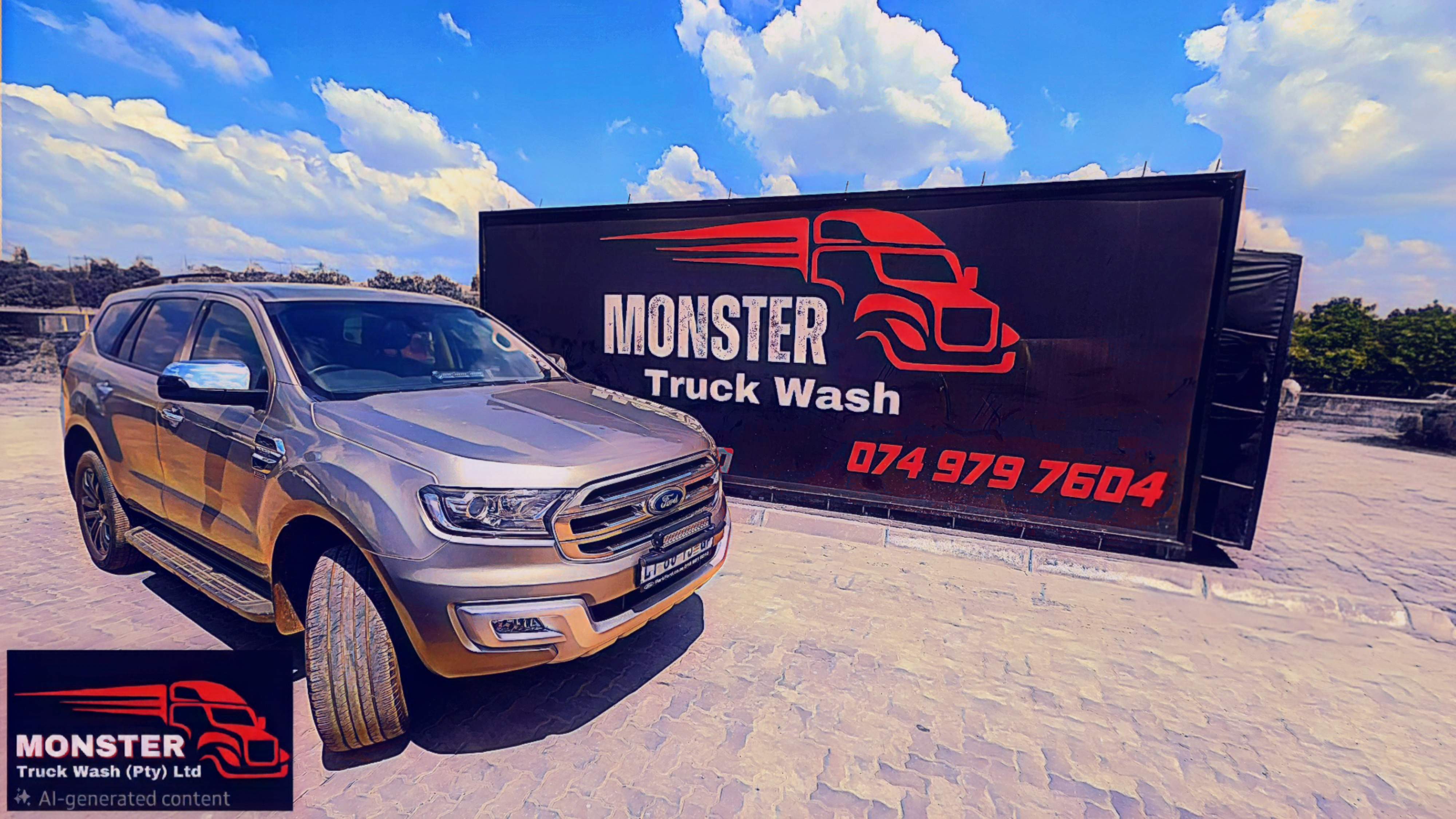 Monster Truck Wash  Logo