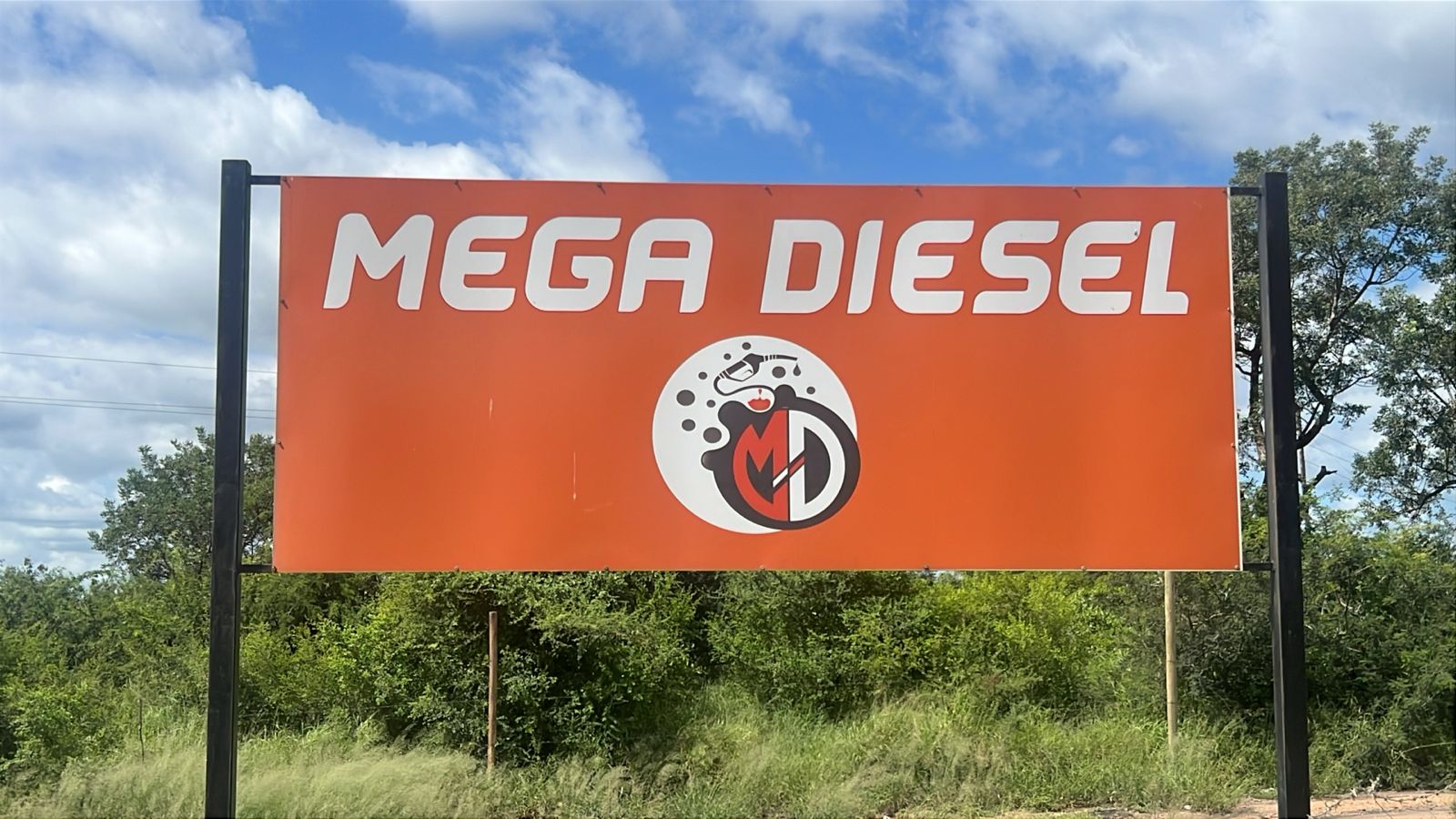 Mega Diesel Truck Stop Logo