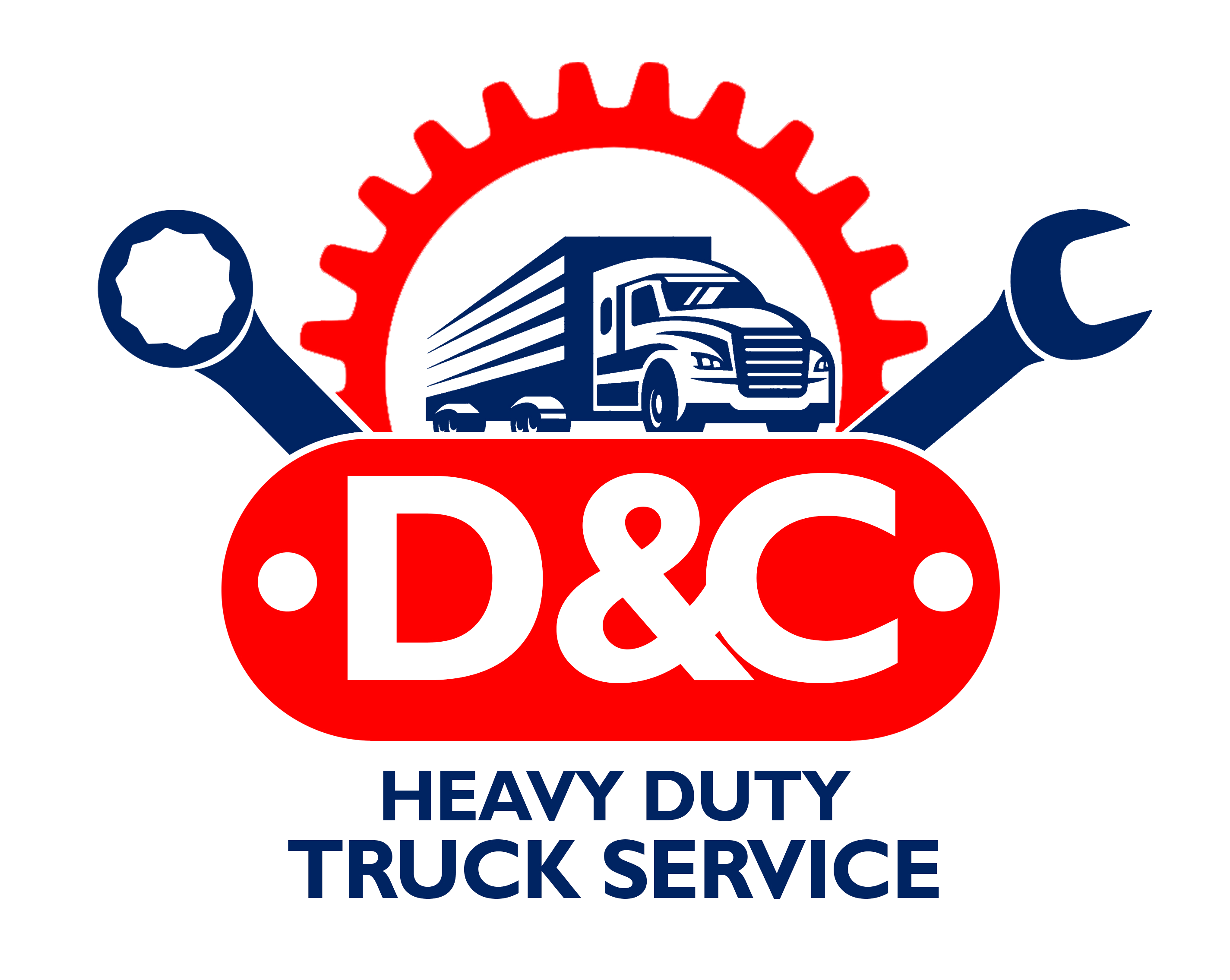 D&C Heavy Duty Truck Service Logo